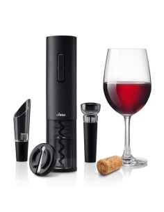 Set of Wine Accessories Andrea House cc66178 Wood Stainless steel 3 Pieces | Tienda24 Tienda24.eu