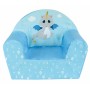 Armchair Fun House LEON LE DRAGON Blue Foam 42 x 52 x 33 cm by Fun House, Chairs - Ref: S7107727, Price: 52,01 €, Discount: %