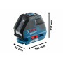 Nível Laser BOSCH GLL 3-50 de BOSCH, Ferramentas para medição laser e acessórios - Ref: S7108220, Preço: 357,77 €, Desconto: %