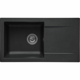 Évier Stradour 78 x 43,5 cm Noir mat Noir de Stradour, Éviers - Réf : S7108597, Prix : 111,55 €, Remise : %