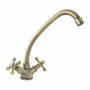 Two-handle Faucet Rousseau Beverley Stainless steel Brass by Rousseau, Kitchen taps - Ref: S7108633, Price: 55,36 €, Discount: %