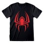 Camisola de Manga Curta Spider-Man Hanging Spider Preto Unissexo de Spider-Man, T-shirts - Ref: D0800444, Preço: 23,79 €, Des...