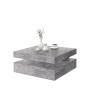 Mesa auxiliar Gris claro (78 x 78 x 35,4 cm) de BigBuy Home, Mesas auxiliares - Ref: S7109350, Precio: 155,29 €, Descuento: %