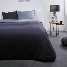 Bedding set TODAY Grey Double bed 200 x 200 cm by TODAY, Sheets and pillowcases - Ref: S7109679, Price: 39,11 €, Discount: %