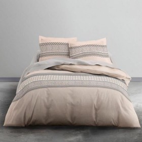 Housse de Couette TODAY Rosalie Rose clair 220 x 240 cm de TODAY, Couettes et housses de couette - Réf : S7109816, Prix : 44,...