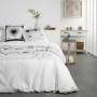 Bedding set TODAY Hearts White Double bed 240 x 260 cm by TODAY, Sheets and pillowcases - Ref: S7109833, Price: 45,45 €, Disc...