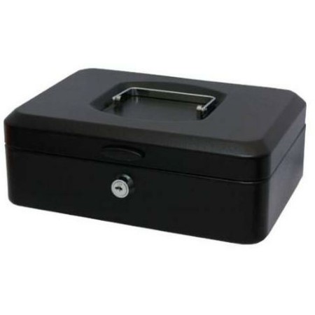 Caja de caudales Bismark Negro Metal 25 x 9 x 17 c