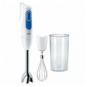 Batedeira de Imersão Braun Multi Quick 3 INOX Azul Branco 700 W de Braun, Batedeiras de mão e taça - Ref: S7112971, Preço: 69...