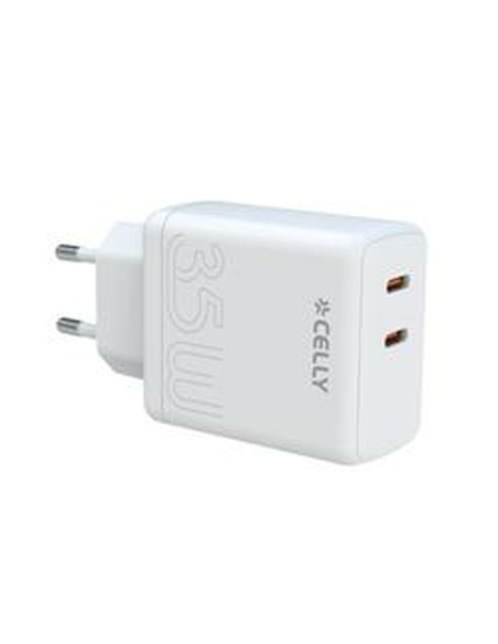 Caricabatterie da Parete Celly TC2USBC35WWH Bianco da Celly, Caricabatterie - Ref: S77102863, Precio: 22,52 €, Descuento: %