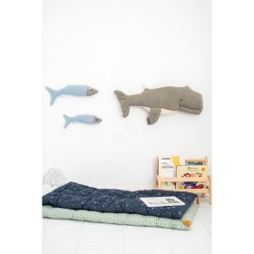 Fluffy toy Crochetts OCÉANO Blue Whale Fish 29 x 84 x 14 cm 3 Pieces by Crochetts, Animals and figures - Ref: D1615698, Price...