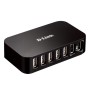 USB Hub D-Link DUB-H7/E USB 2.0 Black by D-Link, USB hubs - Ref: S7115283, Price: 52,64 €, Discount: %