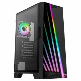 Caixa Semitorre ATX Aerocool MIRAGEBK Preto Iluminação RGB de Aerocool, Caixas para computador de secretária - Ref: S7115662,...