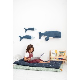 Fluffy toy Crochetts OCÉANO Blue Whale Fish 29 x 84 x 14 cm 3 Pieces by Crochetts, Animals and figures - Ref: D1615699, Price...