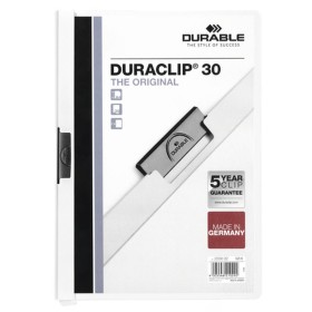 Dossier de Portefeuilles Durable Duraclip 30 Blanc