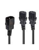 C14 Power Cord 2X C13 LINDY 30039 | Tienda24 Tienda24.eu