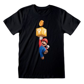 Camisola de Manga Curta Super Mario Mario Coin Preto Unissexo de Super Mario, T-shirts - Ref: D0800454, Preço: 23,79 €, Desco...