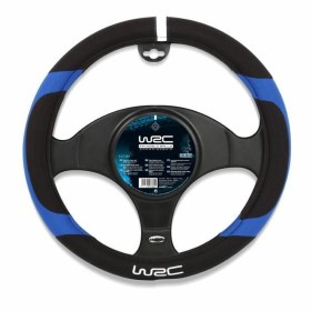 Steering Wheel Cover WRC IMP007384 Black/Blue Ø 38 cm by WRC, Steering wheels and shafts - Ref: S7117947, Price: 26,44 €, Dis...