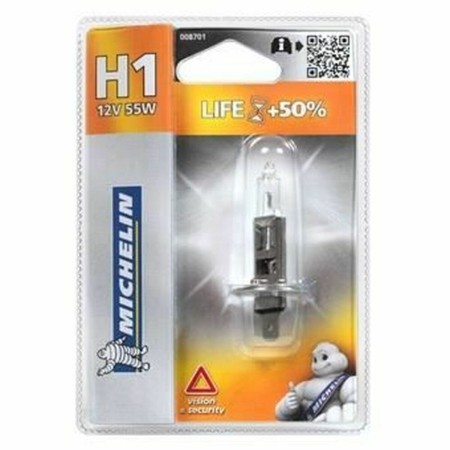 Car Bulb Michelin Life + 50% H1 55 W (1 Unit) by Michelin, Bulbs - Ref: S7120602, Price: 21,48 €, Discount: %