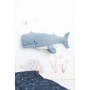 Jouet Peluche Crochetts OCÉANO Bleu Blanc Pieuvre Baleine Raie manta 29 x 84 x 29 cm 4 Pièces de Crochetts, Animaux et person...