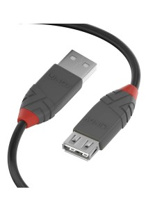 USB 2.0 A to Micro USB B Cable Startech USB2HAUBY3 Black | Tienda24 Tienda24.eu