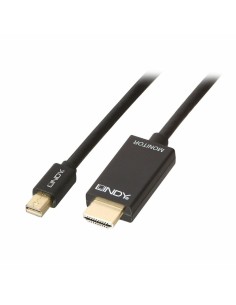 Adaptador Mini Display Port para HDMI LINDY 36928 Preto | Tienda24 Tienda24.eu