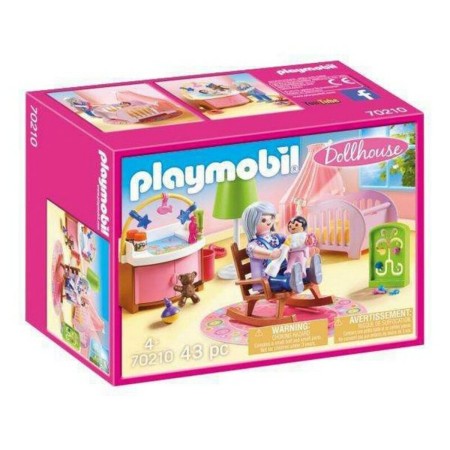 Playset Dollhouse Baby's Room Playmobil 70210 - Nursery (43 pcs) by Playmobil, Toy figures playsets - Ref: S7122895, Price: 3...