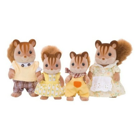 Muñecas Sylvanian Families 4172 Family Ecureuil Roux de Sylvanian Families, Muñecos y figuras de acción - Ref: S7123373, Prec...