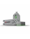 Safety block LINDY 40451 | Tienda24 Tienda24.eu