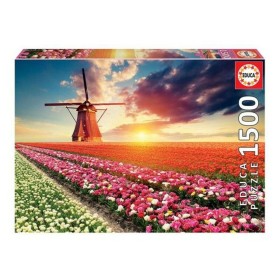 Puzzle Educa Fields of Tulips 18465 1500 Pièces de Educa, Puzzles classiques - Réf : S7123613, Prix : 34,69 €, Remise : %