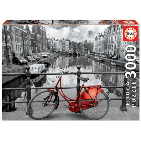 Puzzle Educa Amsterdam 16018 3000 Pezzi di Educa, Puzzle classici - Rif: S7124030, Prezzo: 45,40 €, Sconto: %