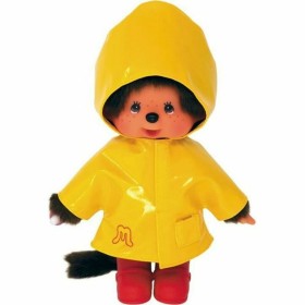 Fluffy toy Bandai Monchhichi Iconic Raincoat 20 cm Yellow by Bandai, Animals and figures - Ref: S7125554, Price: 39,64 €, Dis...