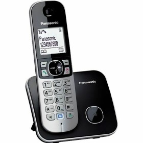 Téléphone Sans Fil Panasonic KX-TG6811FRB Blanc Noir Noir/Argenté de Panasonic, Téléphones fixes et résidentiels - Réf : S713...