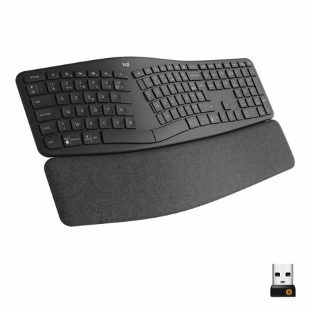 Keyboard Logitech K860 Black French AZERTY by Logitech, Keyboards - Ref: S7133953, Price: 135,98 €, Discount: %