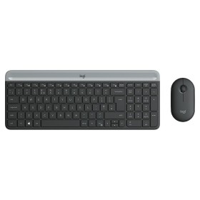 clavier et souris Logitech 920-009190 Noir Gris Français AZERTY de Logitech, Ensembles Clavier et Souris - Réf : S7133999, Pr...