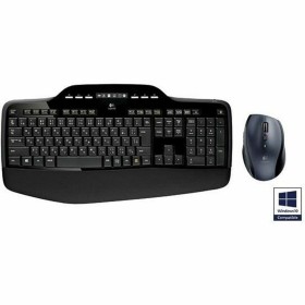 Clavier Logitech 920-002425 AZERTY Noir Français AZERTY de Logitech, Claviers - Réf : S7134003, Prix : 125,24 €, Remise : %