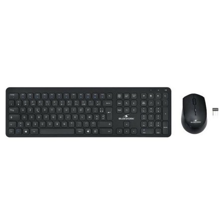 Tastiera e Mouse Bluestork Easy Slim AZERTY Nero Francese di Bluestork, Set tastiera e Mouse - Rif: S7134019, Prezzo: 52,90 €...