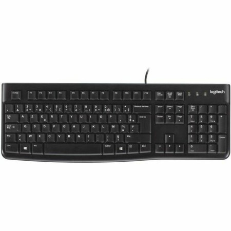 Keyboard Logitech K120 Black French AZERTY by Logitech, Keyboards - Ref: S7134089, Price: 34,97 €, Discount: %