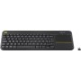 Teclado Logitech K400 Plus Negro Inalámbrico Bluetooth Touchpad AZERTY TV Francés | Tienda24 - Global Online Shop Tienda24.eu