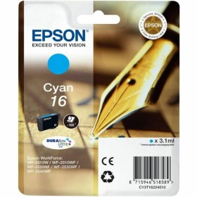 Cartucho de Tinta Original Epson 16 Cian de Epson, Tóners y tinta de impresora - Ref: S7134375, Precio: 31,24 €, Descuento: %