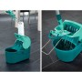 Mop with Bucket Leifheit Azul Plástico Composto 8 L de Leifheit, Materiais de limpeza - Ref: S7135793, Preço: 86,32 €, Descon...