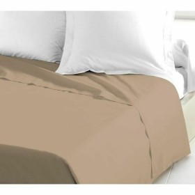 Bedding set Lovely Home Beige 100% cotton (240 x 300 cm) by Lovely Home, Sheets and pillowcases - Ref: S7136575, Price: 29,29...