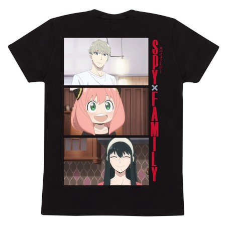 Camiseta de Manga Corta Spy X Family Trio Shots Negro Unisex de Spy X Family, Camisetas - Ref: D0800463, Precio: 26,77 €, Des...