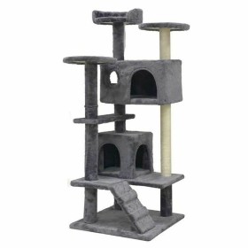 Rascador para Gatos Suzi Gris 50 x 50 x 125 cm de BigBuy Pets, Árboles para gatos - Ref: S7138561, Precio: 77,61 €, Descuento: %