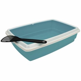 Cat Litter Box Aimé Blue Plastic 54 x 40 x 14 cm by Aimé, Sand boxes - Ref: S7138833, Price: 30,59 €, Discount: %