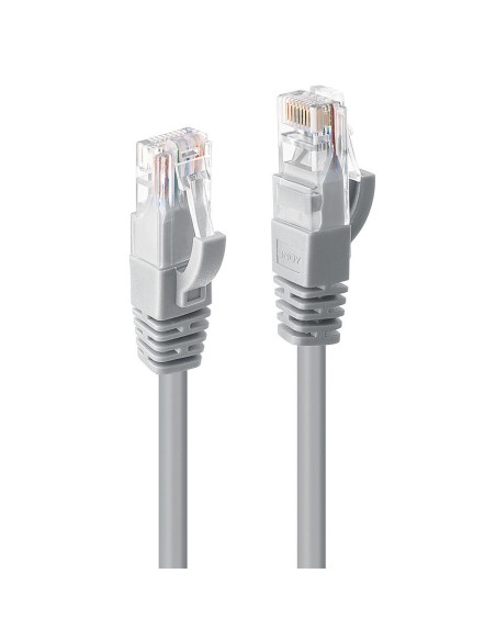 UTP Category 6 Rigid Network Cable LINDY 48005 Grey 5 m 1 Unit | Tienda24 Tienda24.eu