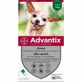 Anti-parassiti Advantix Cane 1,5-4 Kg 4 Unità di Advantix, Anti-parassiti - Rif: S7140458, Prezzo: 41,82 €, Sconto: %