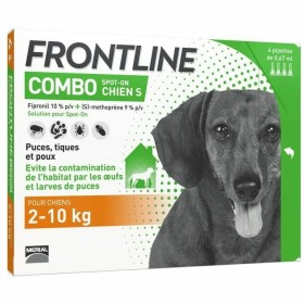 Pipette pour chien Frontline Combo 2-10 Kg 4 Unités de Frontline, Pipettes anti-puces - Réf : S7140487, Prix : 45,92 €, Remis...