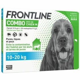 Pipetta per Cani Frontline Combo 10-20 Kg 4 Unità di Frontline, Pipette antipulci - Rif: S7140488, Prezzo: 53,89 €, Sconto: %