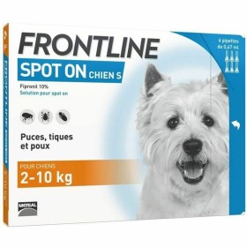 Pipette pour chien Frontline Spot On 2-10 Kg de Frontline, Pipettes anti-puces - Réf : S7140501, Prix : 46,54 €, Remise : %