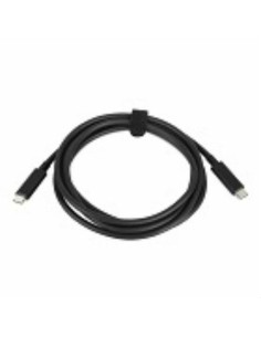 USB Cable Startech 12S-CABLE-LACING-BAR Black | Tienda24 Tienda24.eu